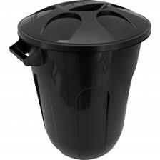 CESTO FECHADO 60L PRETO C/ TAMPA JAGUAR