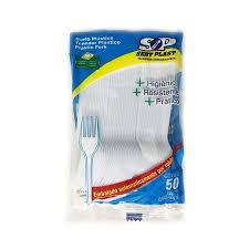 GARFO PLASTICO REFEIÇÃO BR C/ 50UN SERT PLAST