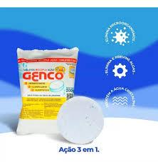 CLORO PASTILHA 3X1 200GR GENCO