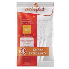 COLHER MASTER CRISTAL C/50UN GOLDENPLAST