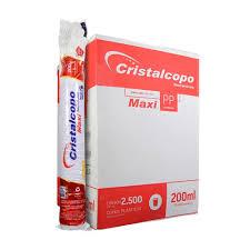 COPO PLASTICO CRISTALCOPO PP 200ML TR CX C/2.500UN