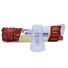 COPO PLASTICO CRISTALCOPO PP 180ML TR PCT C/100UN