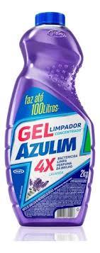 LIMPADOR CONCENTRADO GEL AZULIM LAVANDA 2KG