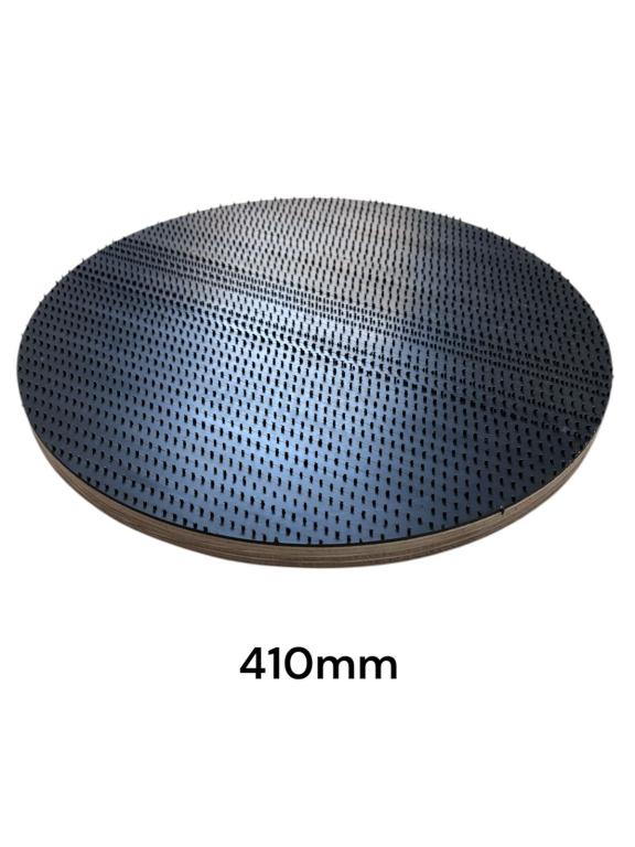 BASE DE MADEIRA P/ DISCO ABRASIVO 410MM S/ FLANGE BRALIMPIA