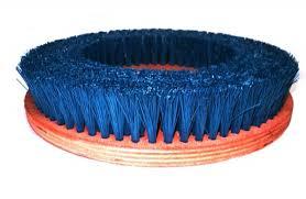 ESCOVA DE LAVAR  410MM S/ FLANGE AZUL BRALIMPIA