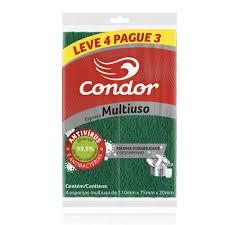 ESPONJA DUPLA FACE CONDOR C/4UN
