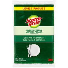 ESPONJA DUPLA FACE SCOTCH-BRITE C/4UN