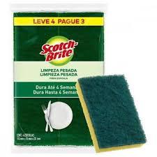 ESPONJA DUPLA FACE SCOTCH-BRITE C/4UN