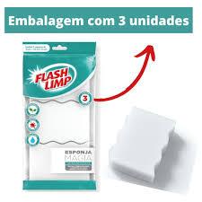 ESPONJA MAGICA FLASH LIMP C/ 3 UNIDADES