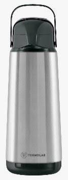 GARRAFA TERMICA MAGIC PUMP 1,8L AÇO INOX TERMOLAR
