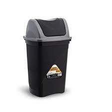 LIXEIRA BASCULANTE BLACK 4,9LT PLASMONT