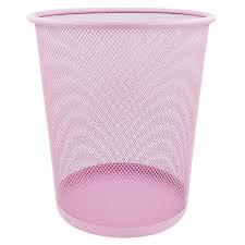 LIXEIRA TELADA METAL 23,5X26,5CM CORES