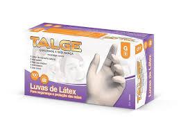 LUVA LATEX GRANDE C/ PÓ C/100UN TALGE