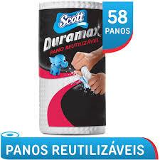 PANO AZUL DURAMAX REUTILIZAVEL ROLO C/ 58UN SCOTT