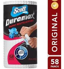 PANO AZUL DURAMAX REUTILIZAVEL ROLO C/ 58UN SCOTT