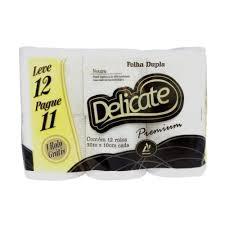 PAPEL HIG. DELICATE PREMIUM  F.D. C/12 ROLOS 30M