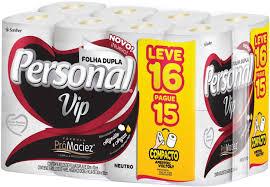PAPEL HIG. PERSONAL VIP F.D. 30M C/16 ROLOS (L16P15)