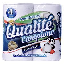 PAPEL HIG. QUALITE F.DUPLA 30M C/4 ROLOS