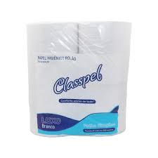 PAPEL HIG. ROLAO LUXO F.S. C/8UN 9CMX300MT CLASSPEL
