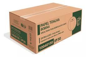 PAPEL TOALHA BOBINA C/6 20X200 30GR 100% CEL. IPEL
