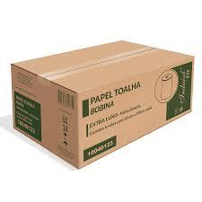 PAPEL TOALHA BOBINA FIT C/6 20X200 20GR 100% CEL. IPEL