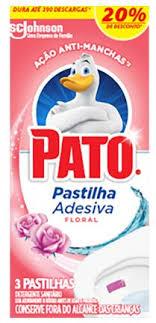 PASTILHA ADESIVA FLORAL C/ 3UN PATO