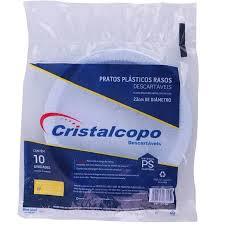 PRATO 15 CRISTALCOPO BRANCO PCT C/10UN