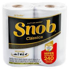 PAPEL TOALHA SNOB C/240 FOLHAS