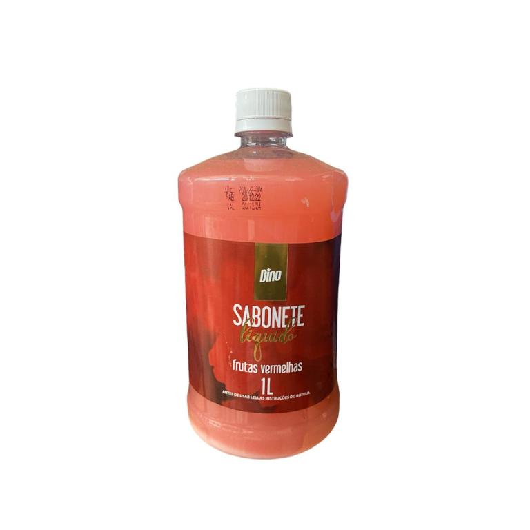 SABONETE LIQUIDO FRUTAS VERMELHAS 1LT DINO