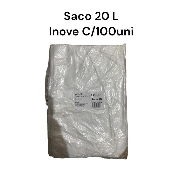 SACO LEITOSO P/ LIXO 20LT INOVE