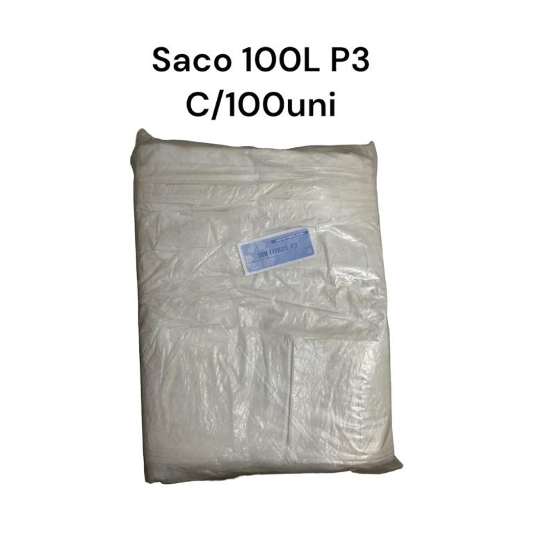 SACO LEITOSO P/ LIXO 100LT P-3 C/100UN