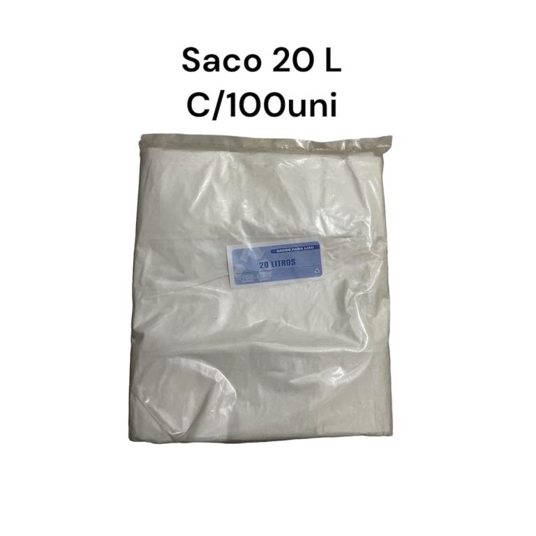 SACO LEITOSO P/ LIXO 20LT C/100UN