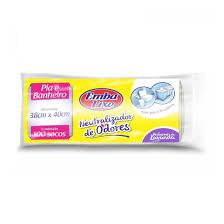 SACO LEITOSO P/ LIXO ROLO NEUT.ODOR PIA/BANH. C/100UN EMBALIXO