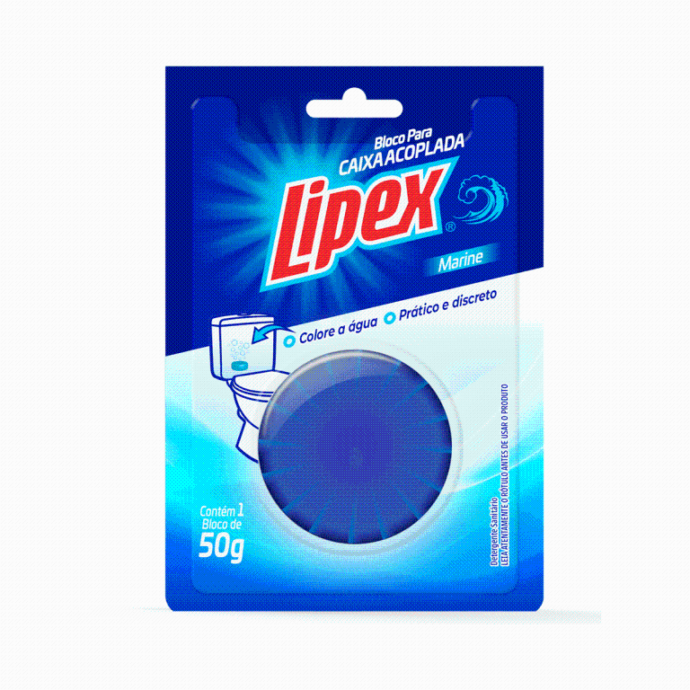 TABLETE P/ CAIXA ACOPLADA 50G LIPEX