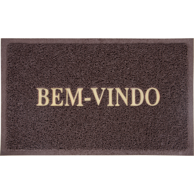 TAPETE CAPACHO BEM VINDO 38X58CM