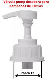 VALVULA PUMP 42MM ALTA VAZÃO P/ GALÃO BRANCA/PRETA