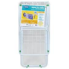 VARAL DE CHAO C/ ABAS MOR AÇO BRANCA