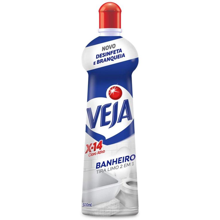 VEJA  X-14 BANHEIRO TIRA LIMO 500ML SQUEEZE