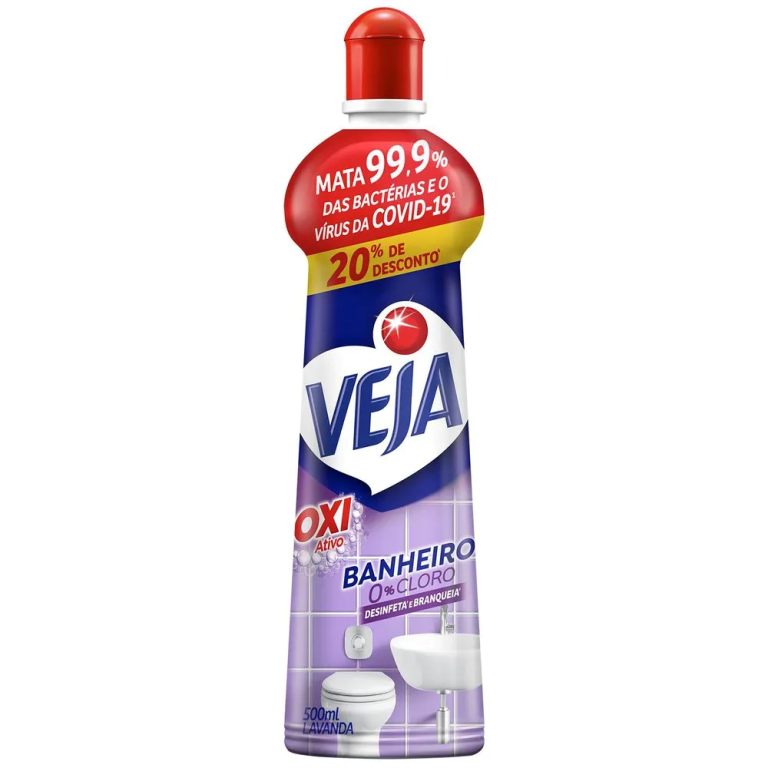 VEJA BANHEIRO OXI ATIVO 500ML LAVANDA