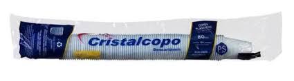 COPO PLASTICO CRISTALCOPO PS 80ML TR PCT C/100UN