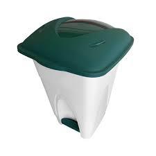 LIXEIRA PLASTICA C/ PEDAL 65LT INJEPLASTEC