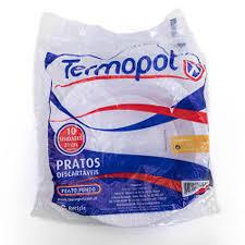 PRATO 21 TERMOPOT BRANCO C/10UN