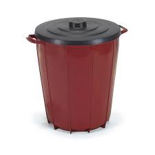 CESTO FECHADO 35L COLORS C/ TAMPA INJEPLAST