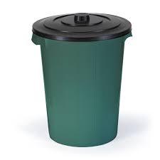 CESTO FECHADO 60LT COLORS C/ TAMPA INJEPLAST