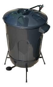 LIXEIRA C/ PEDAL SUP. AÇO PRETA 93LT JAGUAR