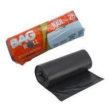 SACO PRETO P/ LIXO ROLO ECON. 100LT C/25UN BAG ROLL
