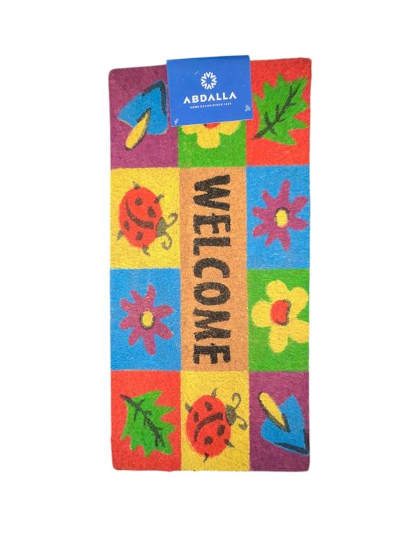 TAPETE CAPACHO FIBRA COCO 30X60CM ABDALLA