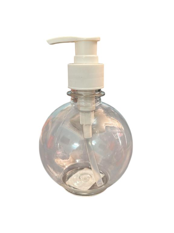 SABONETEIRA BOLA CRISTAL 300ML COM VALVULA PUMP