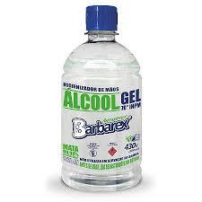 ALCOOL GEL BARBAREX 70º ALOE VERA 430GR