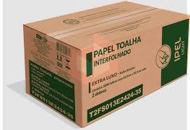 PAPEL INTERFOLHA FIT 100% CEL. 22,5X20,5CM 2 DB F.S. C/2000FL IPEL